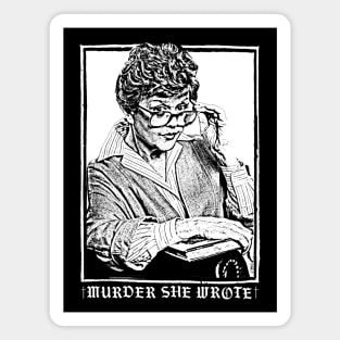 Murder She Wrote ∆∆ Vintage Look Original Design Magnet